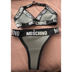Never worn inspired Moschino two piece set
